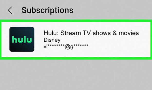 cancel Hulu subscription