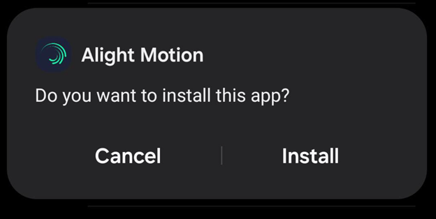 Install Alight Motion