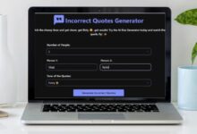 incorrect quotes generator